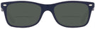 Wayfarer Sand Blue Ray-Ban 5228 Bifocal Reading Sunglasses View #2