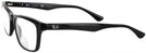 Rectangle Shiny Black Ray-Ban 5279 Bifocal View #3