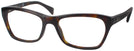 Rectangle Dark Havana Ray-Ban 5298 Progressive No-Lines View #1