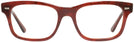 Rectangle Havana Opal Red Ray-Ban 5383L Progressive No-Lines View #2