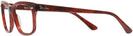 Rectangle Havana Opal Red Ray-Ban 5383L Progressive No-Lines View #3