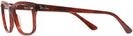 Rectangle Havana Opal Red Ray-Ban 5383L Single Vision Full Frame View #3