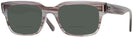 Square Striped Grey Ray-Ban 5388L Bifocal Reading Sunglasses View #1