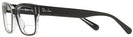 Square Black On Transparent Ray-Ban 5388 Bifocal View #3
