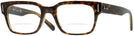 Square Havana on Transparent Brown Ray-Ban 5388 Bifocal View #1