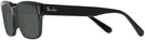 Square Shiny Black Ray-Ban 5388 Progressive Reading Sunglasses View #3