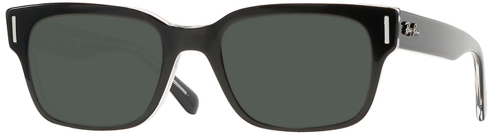 Square Black On Transparent Ray-Ban 5388 Progressive Reading Sunglasses View #1