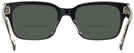 Square Black On Transparent Ray-Ban 5388 Bifocal Reading Sunglasses View #4