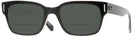 Square Black On Transparent Ray-Ban 5388 Bifocal Reading Sunglasses View #1
