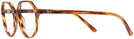 Round Striped Havana Ray-Ban 5395 Computer Style Progressive View #3