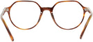 Round Striped Havana Ray-Ban 5395 Computer Style Progressive View #4