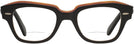 Cat Eye,Unique Black On Transparent Brown Ray-Ban 5486 Bifocal View #2