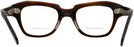 Cat Eye,Unique Black On Transparent Brown Ray-Ban 5486 Bifocal View #4
