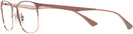 Square Beige On Copper Ray-Ban 6421 Progressive No-Lines View #3