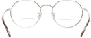 Round Silver Ray-Ban 6465 Bifocal View #4