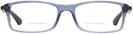 Rectangle Trans Blue Ray-Ban 7017 Bifocal View #2