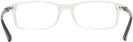 Rectangle Transparent Ray-Ban 7017 Single Vision Full Frame View #4