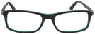 Rectangle Black/Green Tea Ray-Ban 7017 Progressive No-Lines View #2