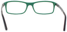 Rectangle Black/Green Tea Ray-Ban 7017 Progressive No-Lines View #4