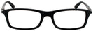 Rectangle Matte Black Ray-Ban 7017 Progressive No-Lines View #2