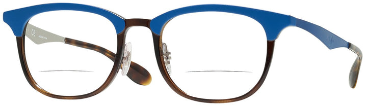 ClubMaster Havana/matte Blue Ray-Ban 7112 Bifocal View #1