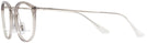 Round Trans Grey Ray-Ban 7140 Bifocal View #3