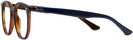 Square Blue on Havana Red Ray-Ban 7151 Single Vision Full Frame View #3