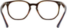 Square Blue on Havana Red Ray-Ban 7151 Progressive No-Lines View #4