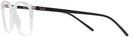 Square Transparent Ray-Ban 7185 Single Vision Full Frame View #3