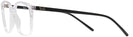 Square Transparent Ray-Ban 7185 Progressive No-Lines View #3