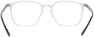 Square Transparent Ray-Ban 7185 Single Vision Full Frame View #4