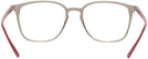 Square Trans Grey Ray-Ban 7185 Single Vision Full Frame View #4