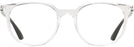 Round,Square Transparent Ray-Ban 7190 Single Vision Full Frame View #2