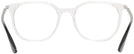 Round,Square Transparent Ray-Ban 7190 Single Vision Full Frame View #4