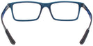 Rectangle Blue Ray-Ban 8901 Computer Style Progressive View #4