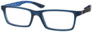 Rectangle Blue Ray-Ban 8901 Bifocal View #1