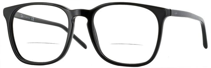 Square Black Ray-Ban 5387 Bifocal View #1