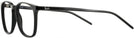 Square Black Ray-Ban 5387 Progressive No-Lines View #3