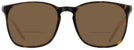 Square Havana Ray-Ban 5387 Bifocal Reading Sunglasses View #2
