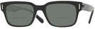 Square Shiny Black Ray-Ban 5388L Bifocal Reading Sunglasses View #1