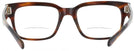 Square Stripped Red Havana Ray-Ban 5388 Bifocal View #4
