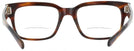 Square Striped Red Havana Ray-Ban 5388L Bifocal View #4