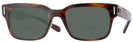 Square Striped Red Havana Ray-Ban 5388L Bifocal Reading Sunglasses View #1