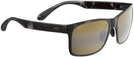 Square Black And Grey Tortoise/hcl Lens Maui Jim Red Sands 432 View #1