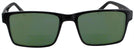 Square Powerful Black Seattle Eyeworks 945 Bifocal Reading Sunglasses View #2