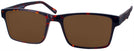 Square Intelligent Tortoise Seattle Eyeworks 945 Progressive No Line Reading Sunglasses View #1