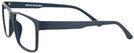 Rectangle Matte Black Seattle Eyeworks 960 with Clip Progressive No-Lines View #3