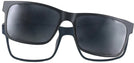 Rectangle Matte Black Seattle Eyeworks 960 with Clip Bifocal View #2