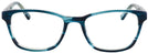 Rectangle Blue My Mind Seattle Eyeworks 962 Single Vision Full Frame View #2