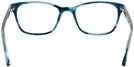 Rectangle Blue My Mind Seattle Eyeworks 962 Single Vision Full Frame View #4